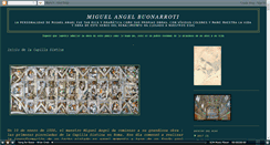 Desktop Screenshot of buonarroti-miguelangel.blogspot.com