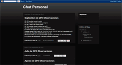 Desktop Screenshot of chatpersonal.blogspot.com