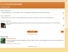 Tablet Screenshot of cronacheterrestri.blogspot.com