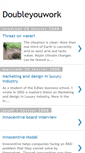 Mobile Screenshot of doubleyouwork.blogspot.com
