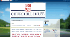 Desktop Screenshot of churchillhouseschool.blogspot.com