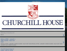 Tablet Screenshot of churchillhouseschool.blogspot.com