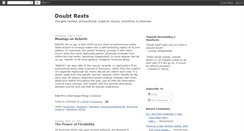 Desktop Screenshot of doubt-rests.blogspot.com