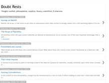 Tablet Screenshot of doubt-rests.blogspot.com