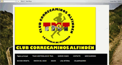 Desktop Screenshot of correcaminosalfinden.blogspot.com