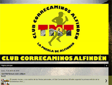 Tablet Screenshot of correcaminosalfinden.blogspot.com