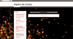 Desktop Screenshot of alguemecontou.blogspot.com