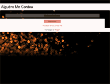 Tablet Screenshot of alguemecontou.blogspot.com