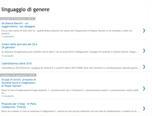 Tablet Screenshot of linguaggiodigenere.blogspot.com