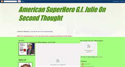 Desktop Screenshot of juliewitherspoononseconthought.blogspot.com