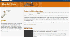 Desktop Screenshot of flemishgiant.blogspot.com