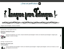 Tablet Screenshot of desenhosparatatuagem.blogspot.com