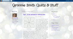 Desktop Screenshot of granniesmith.blogspot.com