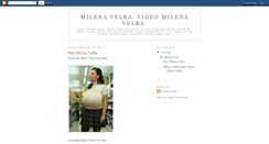 Desktop Screenshot of milenavelbavideo.blogspot.com
