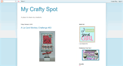 Desktop Screenshot of mycraftyspot.blogspot.com