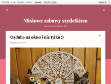 Tablet Screenshot of misiowezabawyszydelkiem.blogspot.com