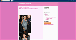 Desktop Screenshot of forever-unique.blogspot.com