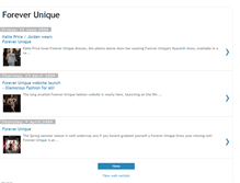 Tablet Screenshot of forever-unique.blogspot.com