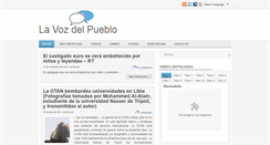 Desktop Screenshot of lavozdelpueblo-lavozdelpueblo.blogspot.com