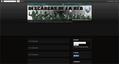 Desktop Screenshot of descargasdelared.blogspot.com