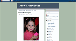 Desktop Screenshot of amyanecdotes.blogspot.com