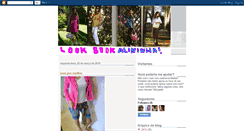 Desktop Screenshot of lookbookalininha.blogspot.com