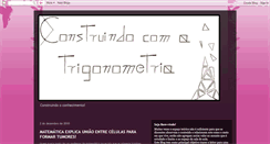 Desktop Screenshot of construindocomatrigonometria.blogspot.com