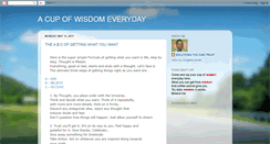 Desktop Screenshot of cupofwisdom.blogspot.com