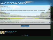 Tablet Screenshot of cupofwisdom.blogspot.com