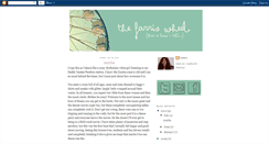 Desktop Screenshot of farrisfrances.blogspot.com