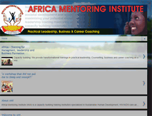 Tablet Screenshot of mentorafrica.blogspot.com