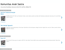Tablet Screenshot of anaksastra.blogspot.com