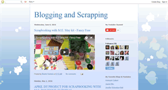 Desktop Screenshot of bloggingandscrapping.blogspot.com