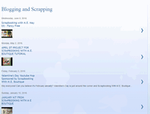 Tablet Screenshot of bloggingandscrapping.blogspot.com