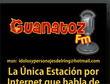 Tablet Screenshot of guanatozfm.blogspot.com