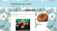 Desktop Screenshot of fofuchasdacarol.blogspot.com