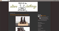 Desktop Screenshot of adoreclothings.blogspot.com