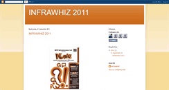 Desktop Screenshot of infrawhiz.blogspot.com