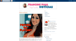 Desktop Screenshot of francinepiaianews.blogspot.com