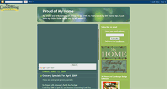 Desktop Screenshot of homeproud.blogspot.com