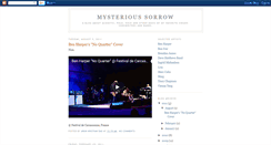 Desktop Screenshot of mysterioussorrow.blogspot.com