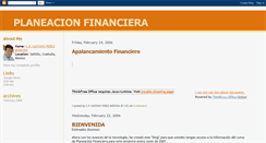 Desktop Screenshot of fca-planeacion-financiera.blogspot.com