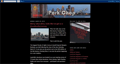 Desktop Screenshot of porkchopdiaries2010.blogspot.com