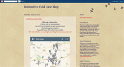 Desktop Screenshot of interactivecoldcasemap.blogspot.com