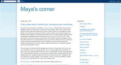 Desktop Screenshot of mayas-corner.blogspot.com