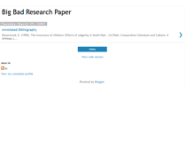 Tablet Screenshot of bigbadresearchpaper.blogspot.com