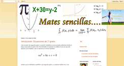 Desktop Screenshot of ecuacionessegundogrado.blogspot.com