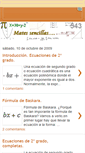 Mobile Screenshot of ecuacionessegundogrado.blogspot.com