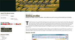 Desktop Screenshot of 5minuteguides.blogspot.com
