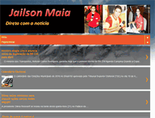 Tablet Screenshot of jailsonmaianoticias.blogspot.com